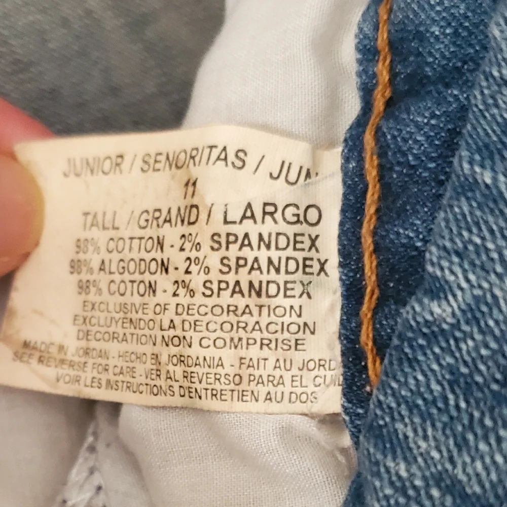 JANE - Flare Blue Jeans JR SIZE 11 - Picture 7 of 10